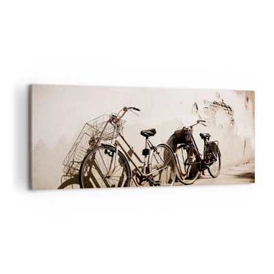 Canvas picture - Unforgetable Charm of the Past - 100x40 cm