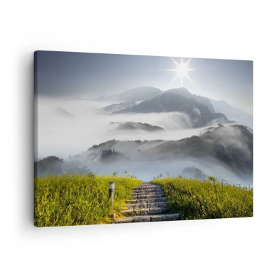 Canvas picture - Upwards towards the Clouds - 70x50 cm