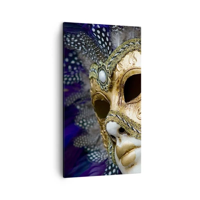 Canvas picture - Venetian Portrait In Gold - 45x80 cm