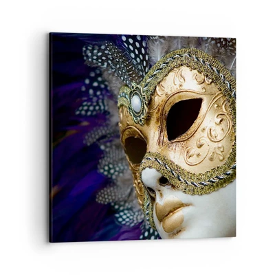 Canvas picture - Venetian Portrait In Gold - 70x70 cm