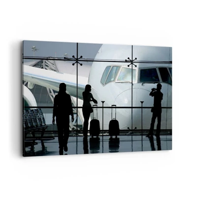 Canvas picture - Via a Vis at the Aiport - 120x80 cm