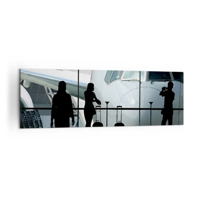 Canvas picture - Via a Vis at the Aiport - 160x50 cm