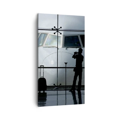 Canvas picture - Via a Vis at the Aiport - 45x80 cm