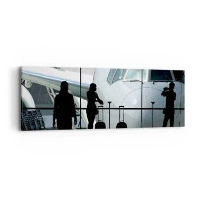 Canvas picture - Via a Vis at the Aiport - 90x30 cm