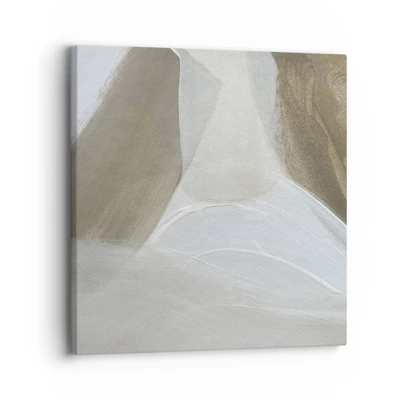 Canvas picture - Waves of White - 30x30 cm