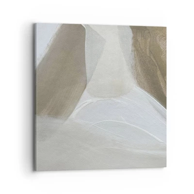 Canvas picture - Waves of White - 70x70 cm