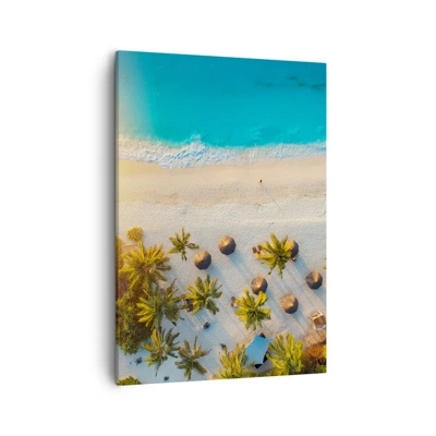 Canvas picture - Welcome to Paradise - 50x70 cm