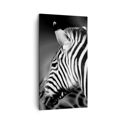 Canvas picture - White Is White, and Black Is Black - 45x80 cm