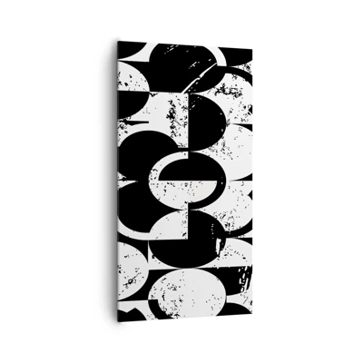 Canvas picture - White Is White and Black Is Black - 65x120 cm