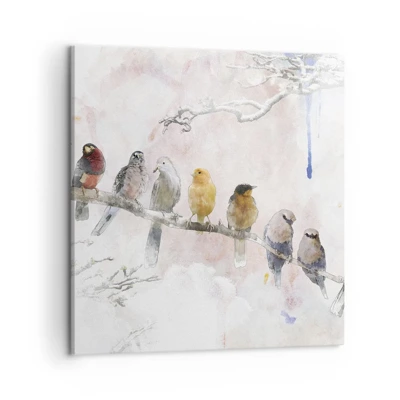 Canvas picture - Winged Encounter - 50x50 cm