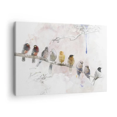 Canvas picture - Winged Encounter - 70x50 cm