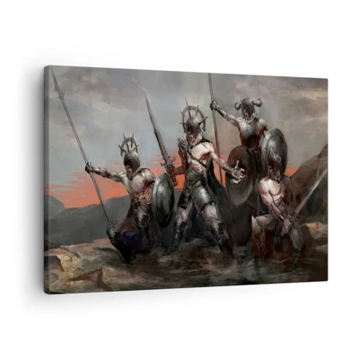 Canvas picture - With Your Shield Or on It - 70x50 cm