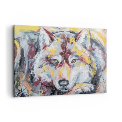 Canvas picture - Wolf Eyes - 100x70 cm