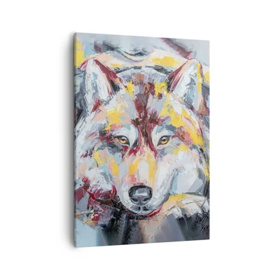 Canvas picture - Wolf Eyes - 50x70 cm