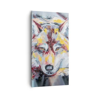 Canvas picture - Wolf Eyes - 55x100 cm