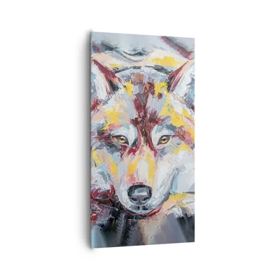 Canvas picture - Wolf Eyes - 65x120 cm