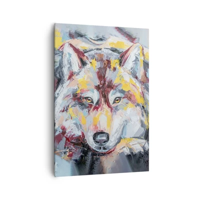 Canvas picture - Wolf Eyes - 70x100 cm