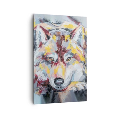 Canvas picture - Wolf Eyes - 80x120 cm