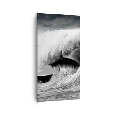 Canvas picture - Wrath of the Ocean - 65x120 cm