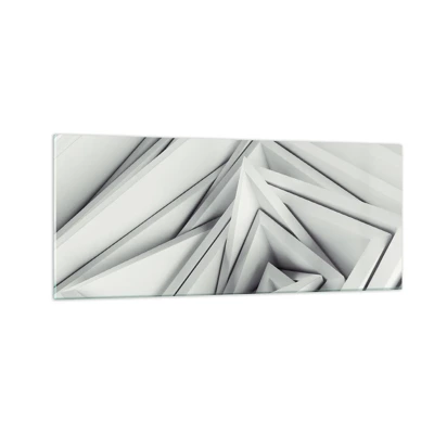 Glass picture - Acute Angles Budding - 100x40 cm