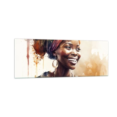 Glass picture - African Queen - 140x50 cm