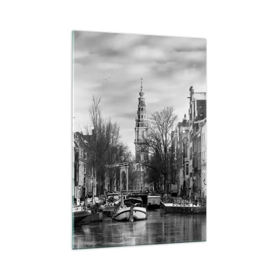 Glass picture - Amsterdam Atmosphere - 70x100 cm