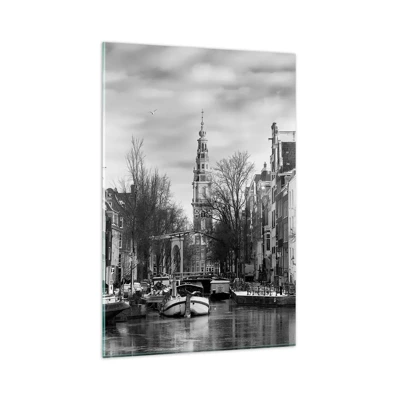 Glass picture - Amsterdam Atmosphere - 80x120 cm