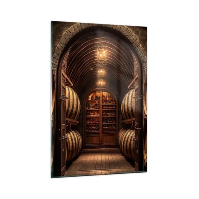 Glass picture - Atmospheric Cellar - 80x120 cm