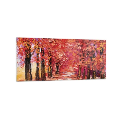 Glass picture - Autumnal Impression - 120x50 cm