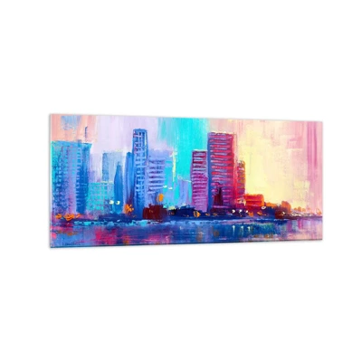 Glass picture - Bathed in Colours - 120x50 cm