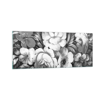 Glass picture - Beautiful Even in Greyness - 100x40 cm