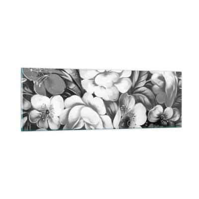 Glass picture - Beautiful Even in Greyness - 90x30 cm