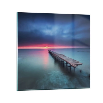 Glass picture - Between Heaven and Earth - 70x70 cm