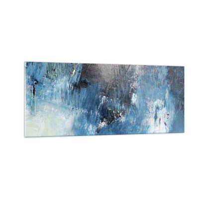 Glass picture - Blue Rhapsody - 100x40 cm