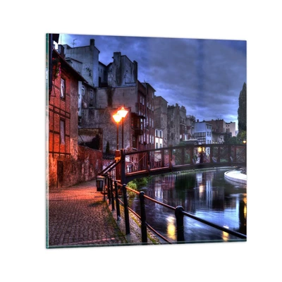 Glass picture - Bydgoszcz You Did Not Know - 40x40 cm