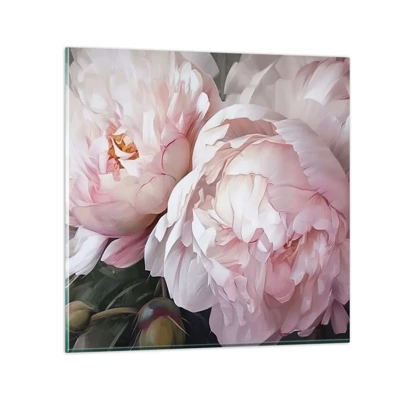 Glass picture - Captured in Full Bloom - 60x60 cm