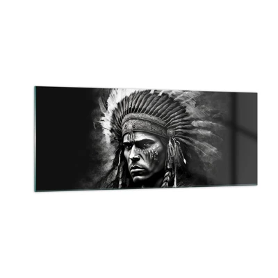 Glass picture - Chief and Warrior - 100x40 cm