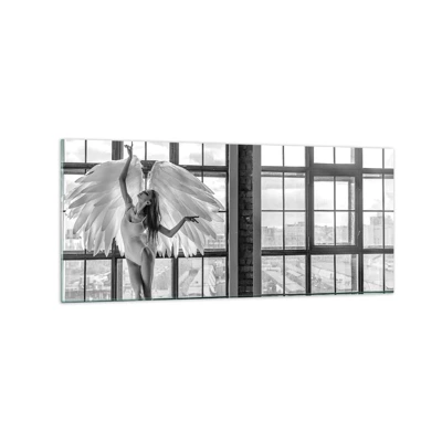 Glass picture - City of Angels? - 120x50 cm