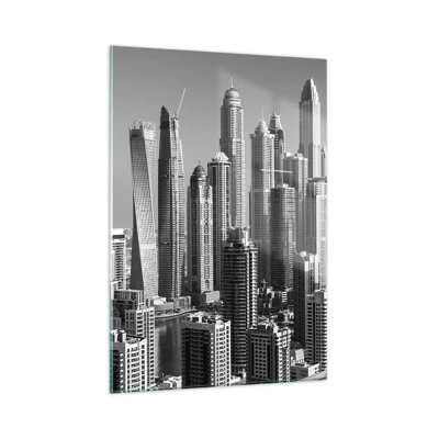 Glass picture - City over a Desert - 50x70 cm