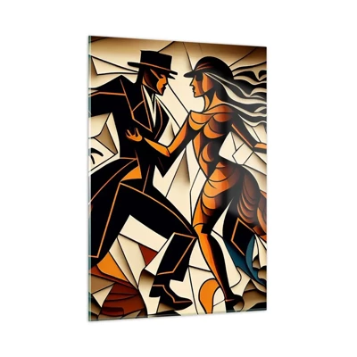 Glass picture - Dance of Passion  - 50x70 cm