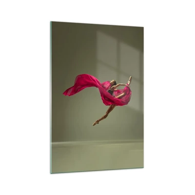 Glass picture - Dancing Flame - 70x100 cm