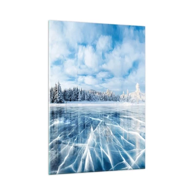 Glass picture - Dazling and Crystalline View - 50x70 cm