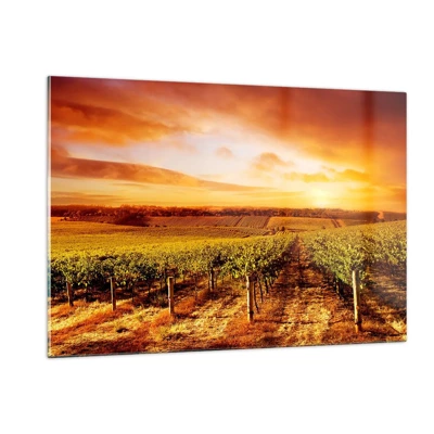 Glass picture - Delicatly Fruity with a Note of the Sun - 120x80 cm