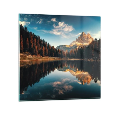 Glass picture - Double Landscape - 60x60 cm