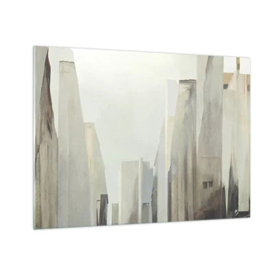 Glass picture - Dream of a City - 70x50 cm