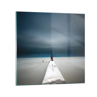 Glass picture - Encounter with Infinity - 70x70 cm