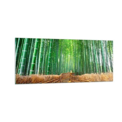 Glass picture - Essence of Asian Nature - 100x40 cm