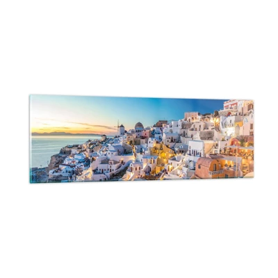 Glass picture - Essence of Greekness - 90x30 cm