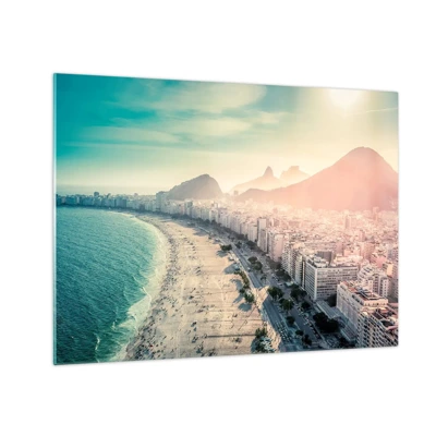 Glass picture - Eternal Holiday in Rio - 70x50 cm