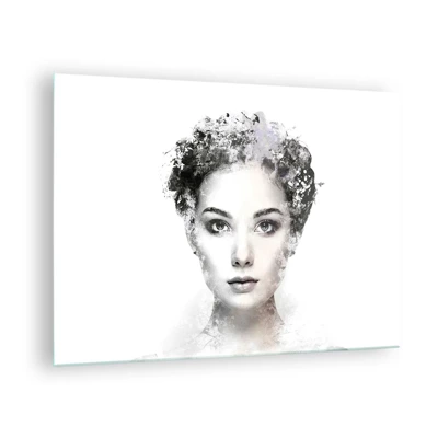 Glass picture - Extremely Stylish Portrait - 70x50 cm